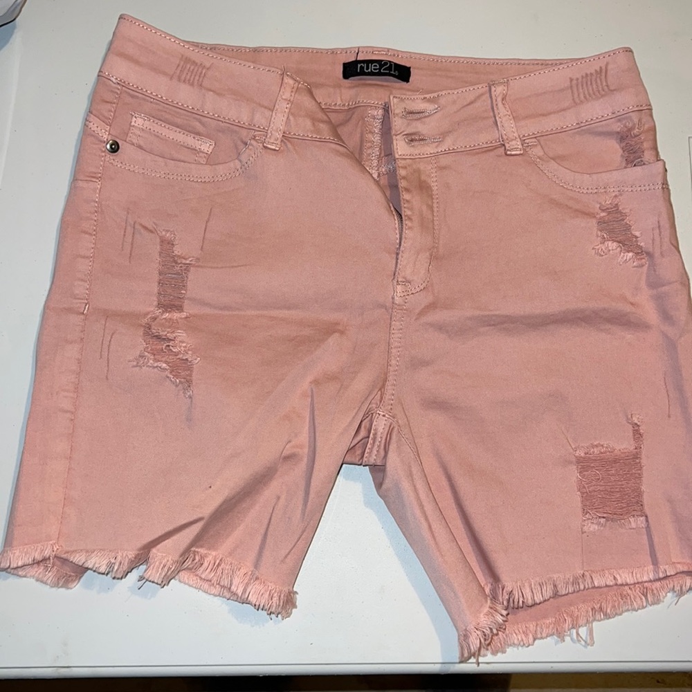 Size 13/14 pink shorts RUE21